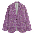 Cute Grape Pattern Print Men's Blazer