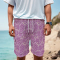 Cute Grape Pattern Print Men's Cargo Shorts