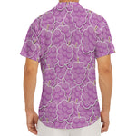 Cute Grape Pattern Print Men's Deep V-Neck Shirt
