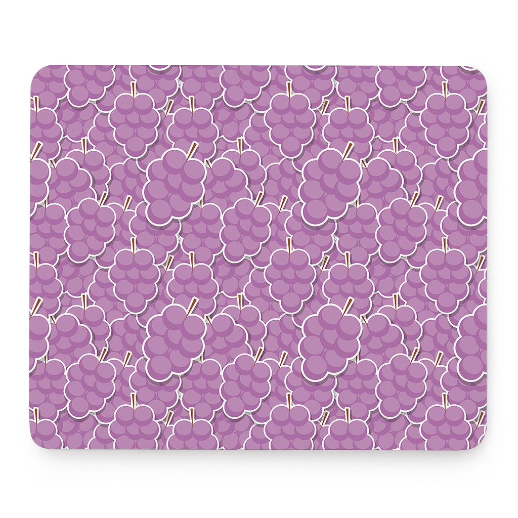 Cute Grape Pattern Print Mouse Pad