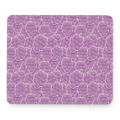Cute Grape Pattern Print Mouse Pad