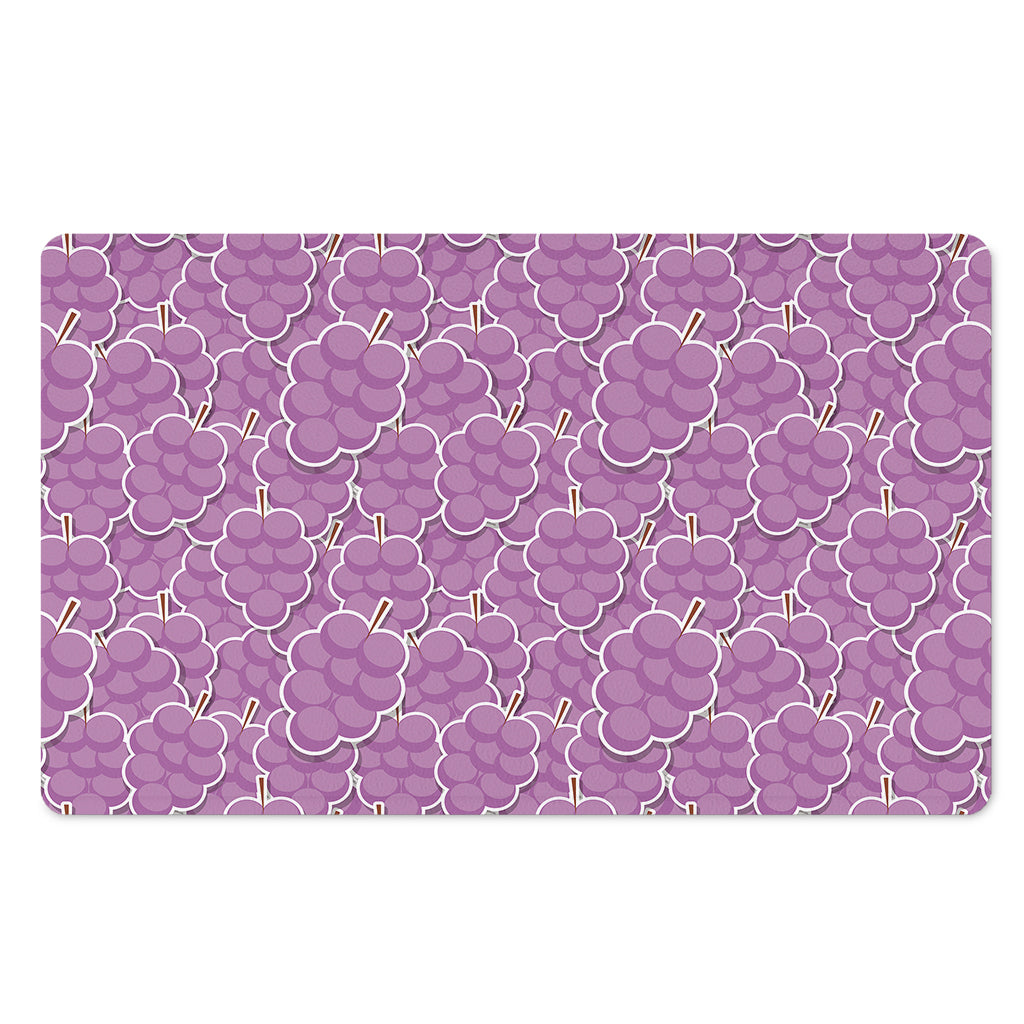 Cute Grape Pattern Print Polyester Doormat
