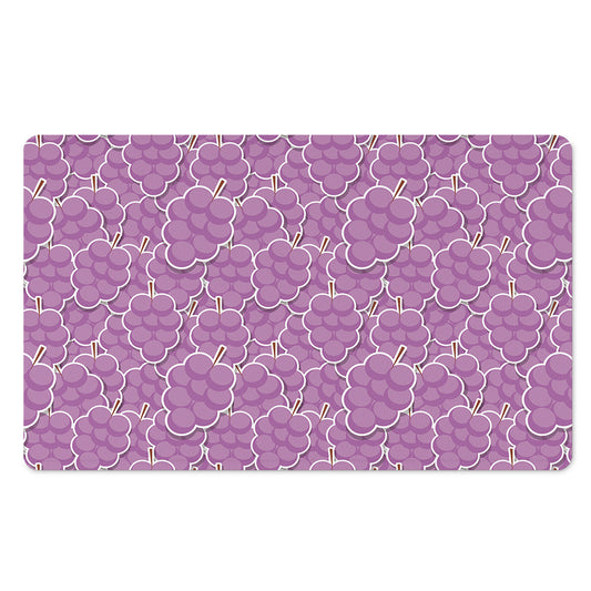 Cute Grape Pattern Print Polyester Doormat