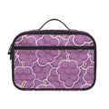 Cute Grape Pattern Print Portable Lunch Bag