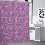Cute Grape Pattern Print Premium Shower Curtain