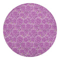 Cute Grape Pattern Print Round Blanket