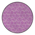 Cute Grape Pattern Print Round Floor Mat