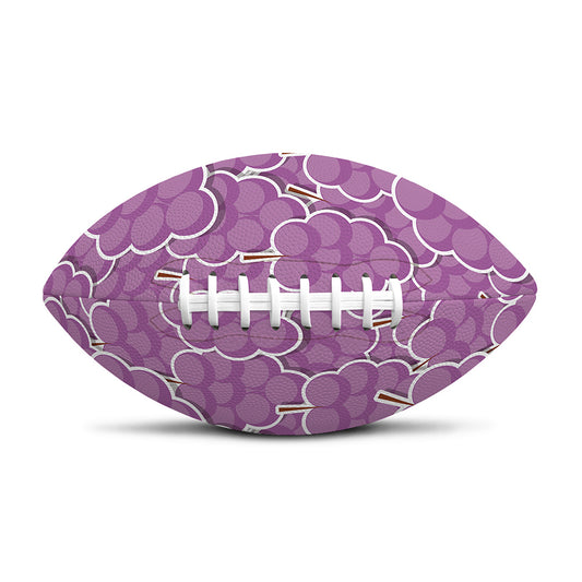 Cute Grape Pattern Print Rugby Ball