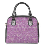 Cute Grape Pattern Print Shoulder Handbag