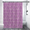 Cute Grape Pattern Print Shower Curtain