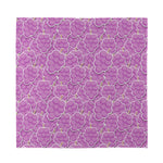 Cute Grape Pattern Print Silk Bandana
