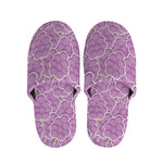 Cute Grape Pattern Print Slippers