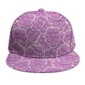 Cute Grape Pattern Print Snapback Cap