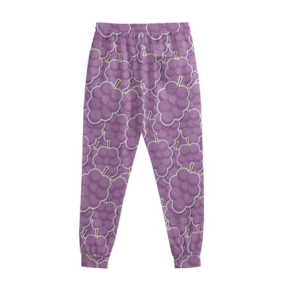 Cute Grape Pattern Print Sweatpants