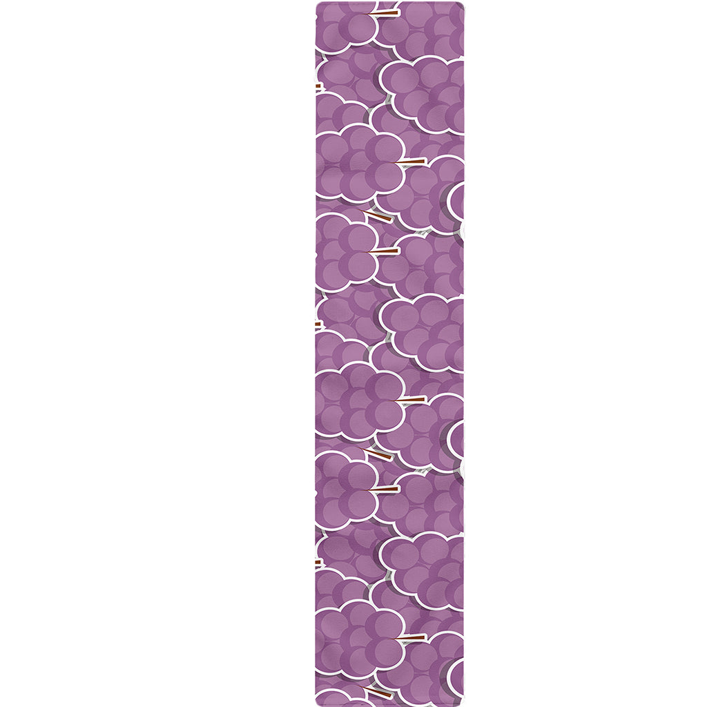 Cute Grape Pattern Print Table Runner