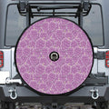 Cute Grape Pattern Print Tire Cover With Camera Hole