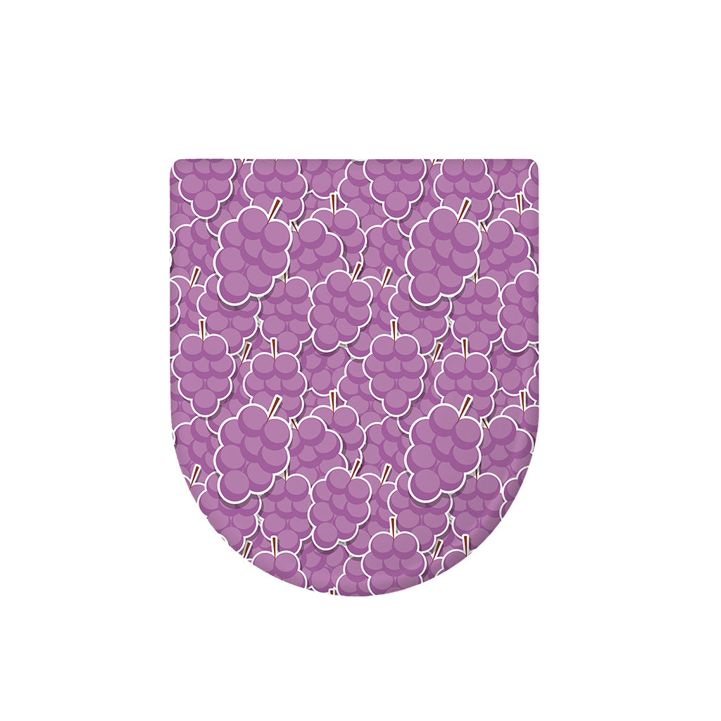 Cute Grape Pattern Print Toilet Lid Cover