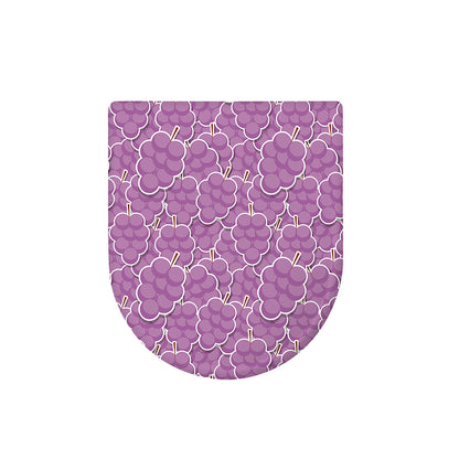 Cute Grape Pattern Print Toilet Lid Cover