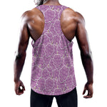 Cute Grape Pattern Print Training Tank Top