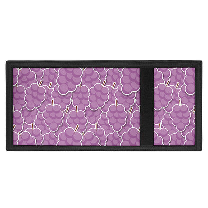 Cute Grape Pattern Print Trifold Wallet