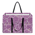 Cute Grape Pattern Print Utility Tote Bag