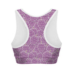 Cute Grape Pattern Print Women's Sports Bra