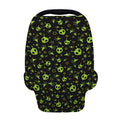 Cute Green Alien Pattern Print Baby Seat Cover