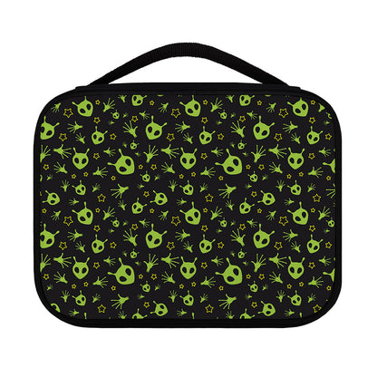 Cute Green Alien Pattern Print Classic Bible Case
