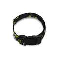 Cute Green Alien Pattern Print Dog Collar