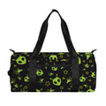 Cute Green Alien Pattern Print Gym Bag