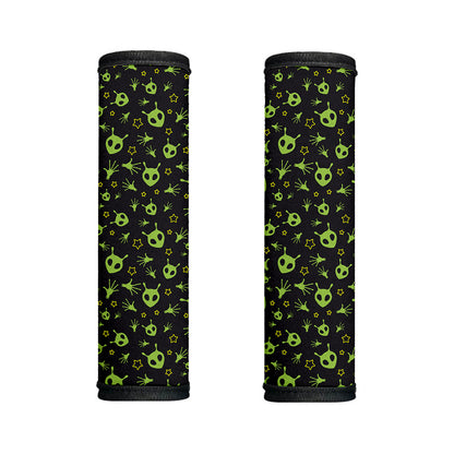 Cute Green Alien Pattern Print Handle Covers