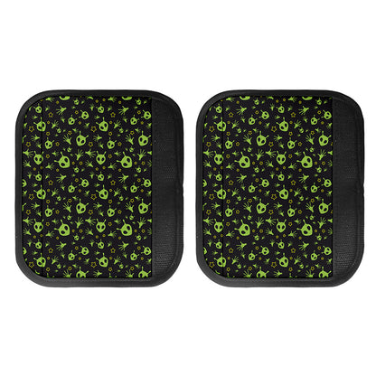 Cute Green Alien Pattern Print Handle Covers