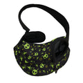 Cute Green Alien Pattern Print Pet Sling Carrier