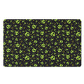Cute Green Alien Pattern Print Polyester Doormat