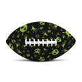 Cute Green Alien Pattern Print Rugby Ball