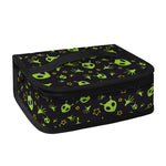Cute Green Alien Pattern Print Small Lunch Bag
