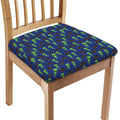 Cute Green Alien UFO Print Chair Cushion Cover