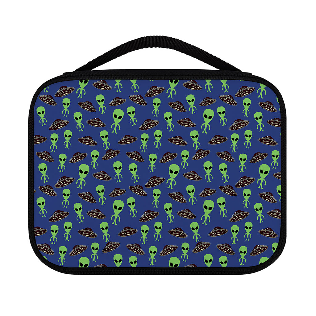 Cute Green Alien UFO Print Classic Bible Case