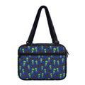 Cute Green Alien UFO Print Double Strap Bible Bag