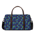 Cute Green Alien UFO Print Duffel Bag