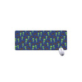 Cute Green Alien UFO Print Extended Mouse Pad