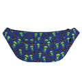 Cute Green Alien UFO Print Fanny Pack