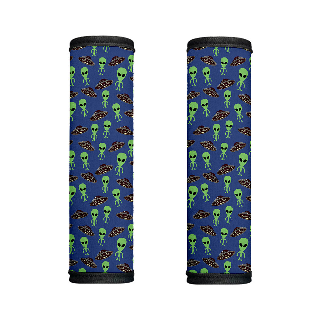Cute Green Alien UFO Print Handle Covers