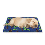 Cute Green Alien UFO Print Pet Cooling Mat Cover