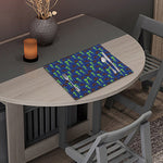Cute Green Alien UFO Print Placemat