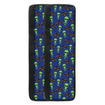 Cute Green Alien UFO Print Refrigerator Handle Covers