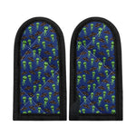 Cute Green Alien UFO Print Skillet Handle Cover