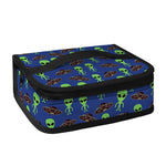Cute Green Alien UFO Print Small Lunch Bag