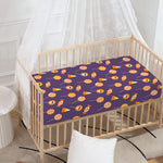 Cute Halloween Candy Pattern Print Baby Crib Sheet