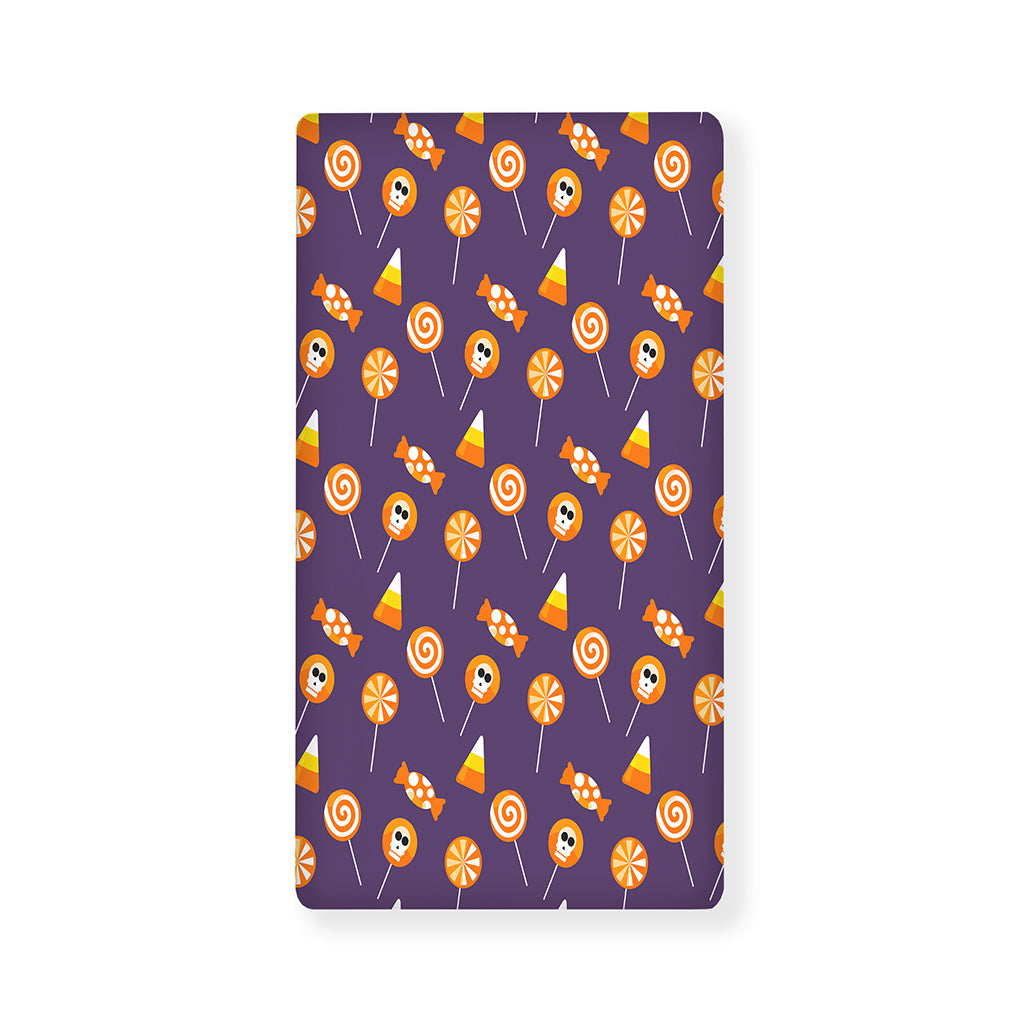 Cute Halloween Candy Pattern Print Baby Crib Sheet